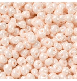 109 4x3mm  Fringe Bead 10g  Opaque Light Pink Lustre