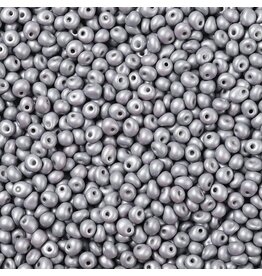 811  4x3mm  Fringe Bead 10g  Opaque Dove Grey Pearl Matte