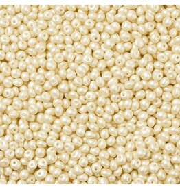 816  4x3mm  Fringe Bead 10g  Opaque Cream Pearl Matte