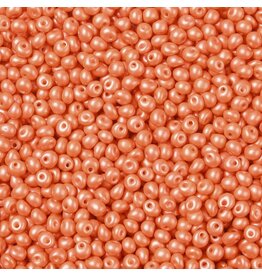 820 4x3mm  Fringe Bead 10g  Opaque Coral Pearl Matte