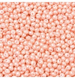 825 4x3mm  Fringe Bead 10g  Opaque Peach Pearl Matte