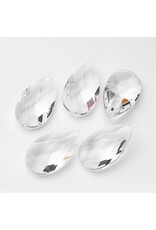 38x22mm Drop Clear  x2