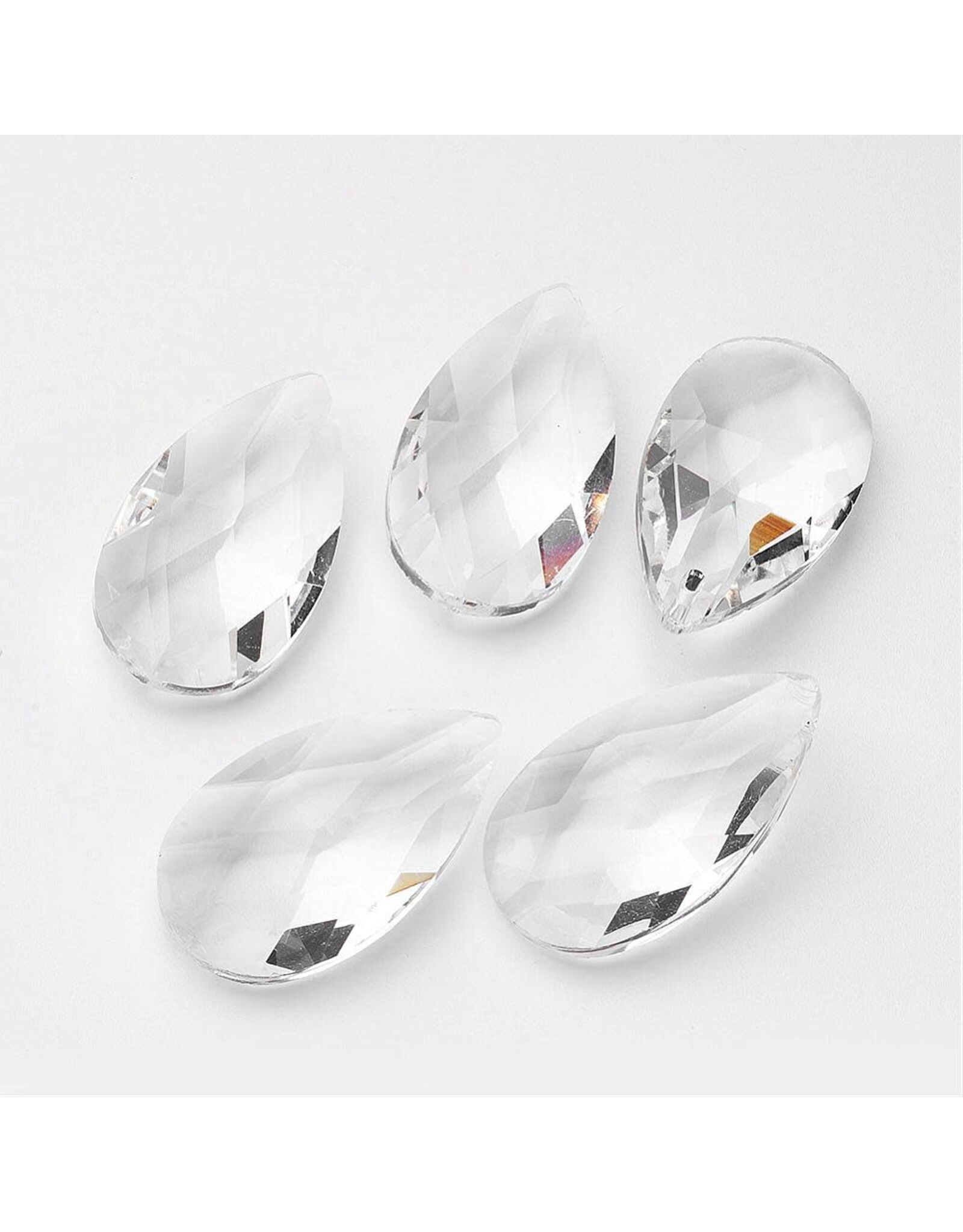38x22mm Drop Clear  x2