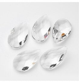 38x22mm Drop Clear  x2