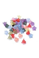 18x12mm Acrylic Bell Flower x30