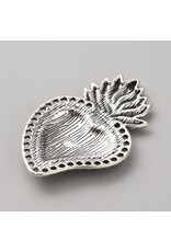 Sacred Heart 47x29 Antique Silver Black NF