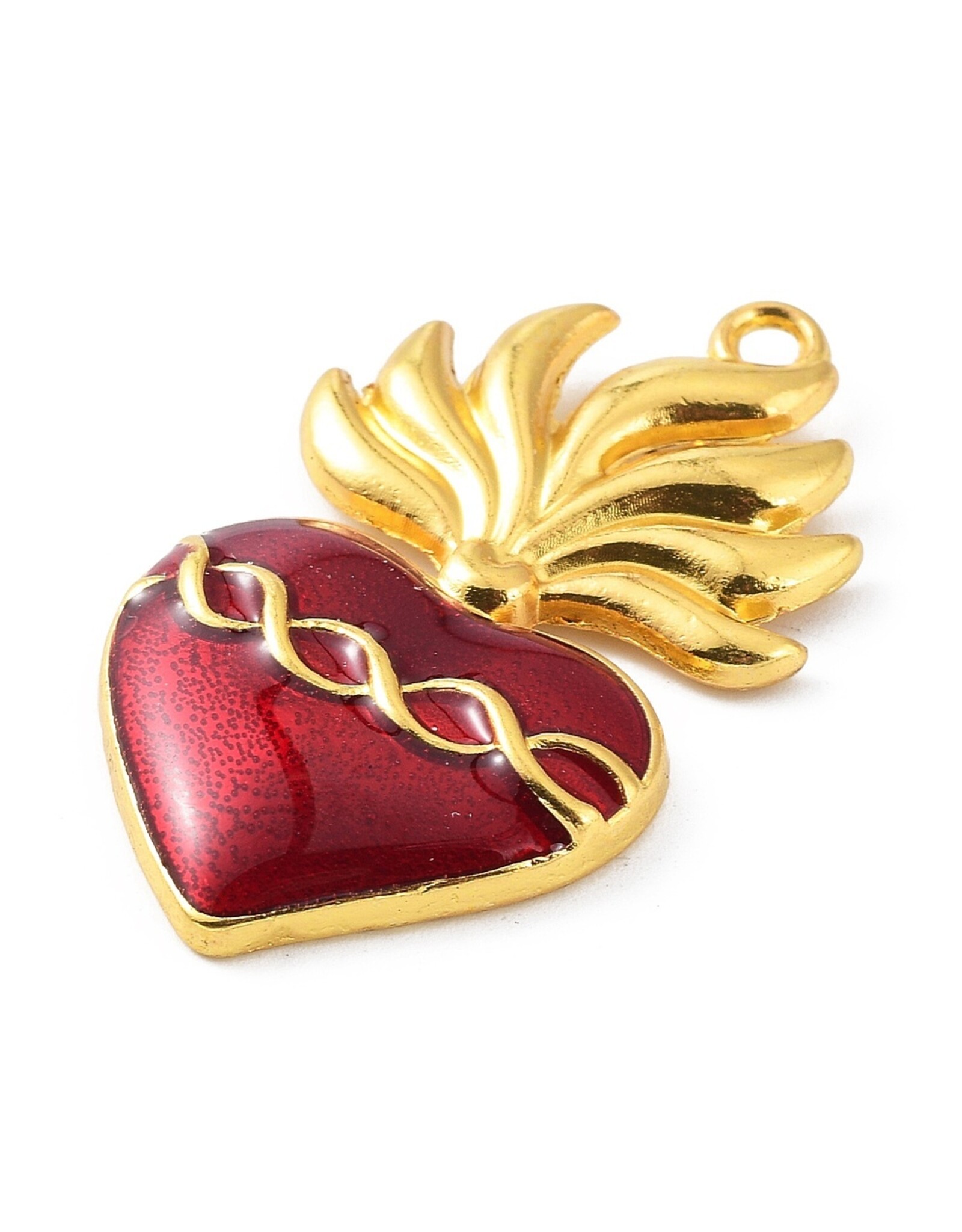 Sacred Heart 37mm Gold Red  x1  NF