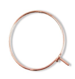 Earring Hoops 20mm Rose Gold Colour NF