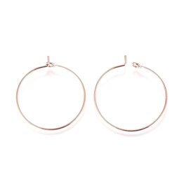 Earring Hoops 25mm Rose Gold Colour NF