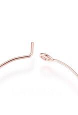 Earring Hoops 25mm Rose Gold Colour NF