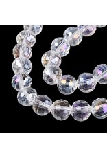 8mm Round Clear AB   x65