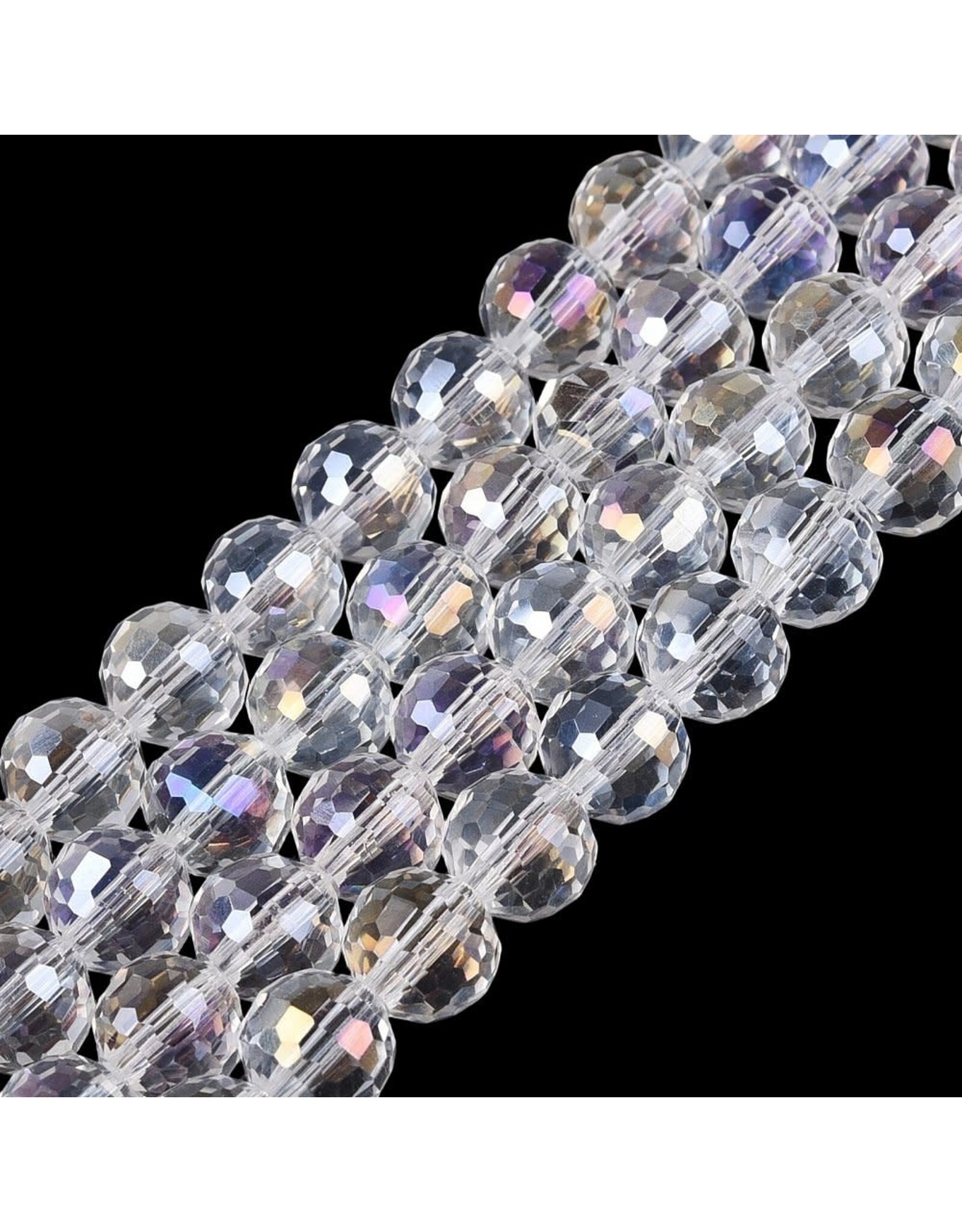 8mm Round Clear AB   x65