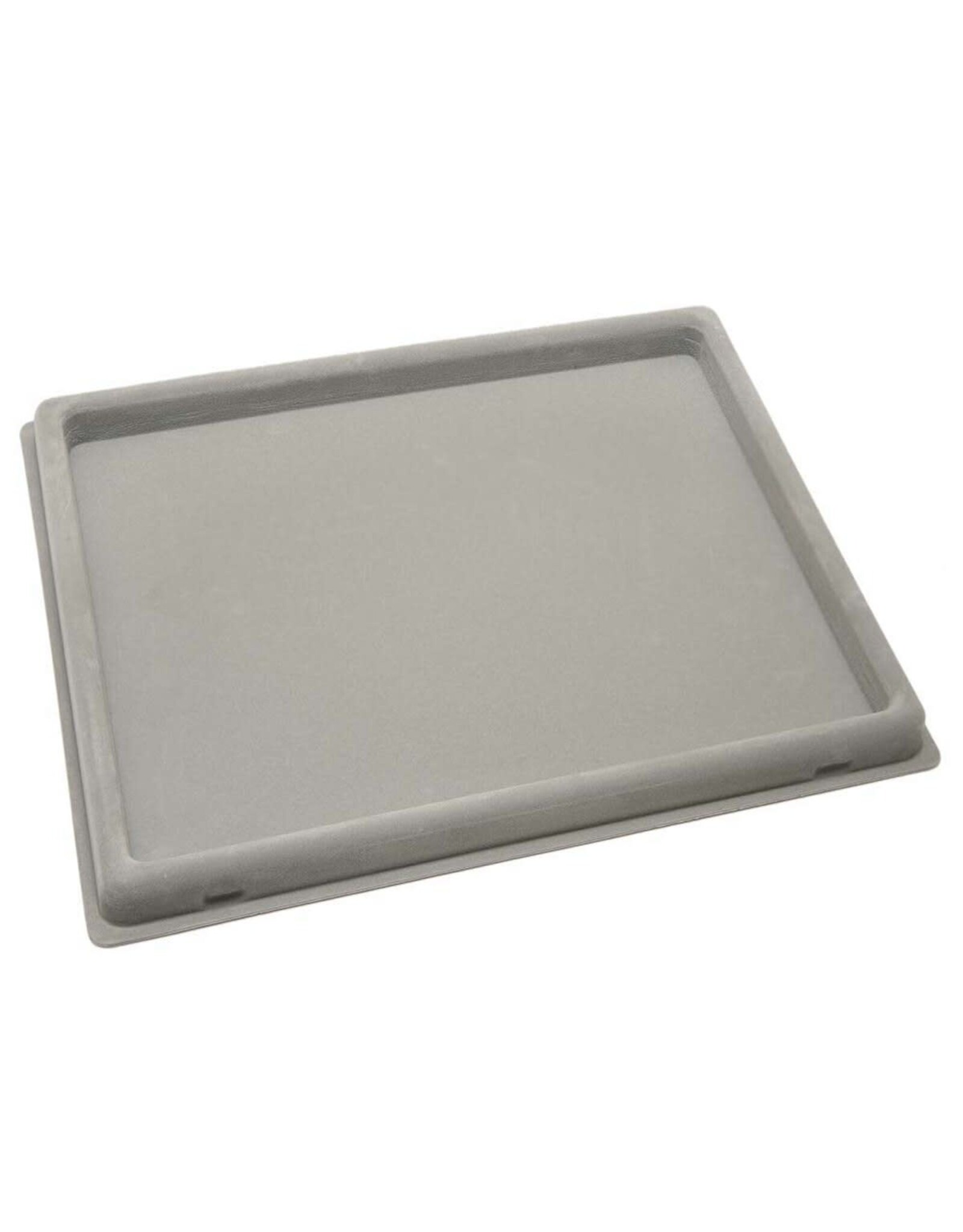 Bead Work Tray 11x14" Flocked with Clear Cover