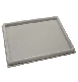 Bead Work Tray 11x14" Flocked with Clear Cover