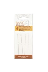 Twisted Beading Needle  Assorted Sizes x4