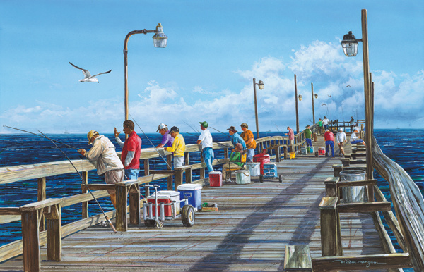 Fishing Chairs on The Pier - Picture of Discovery Fishing Pier