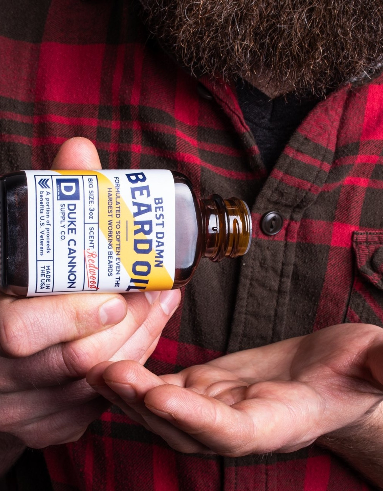 Duke Cannon Best Damn Beard Oil