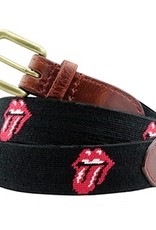 Smathers and Branson Rolling Stones Needlepoint Belt