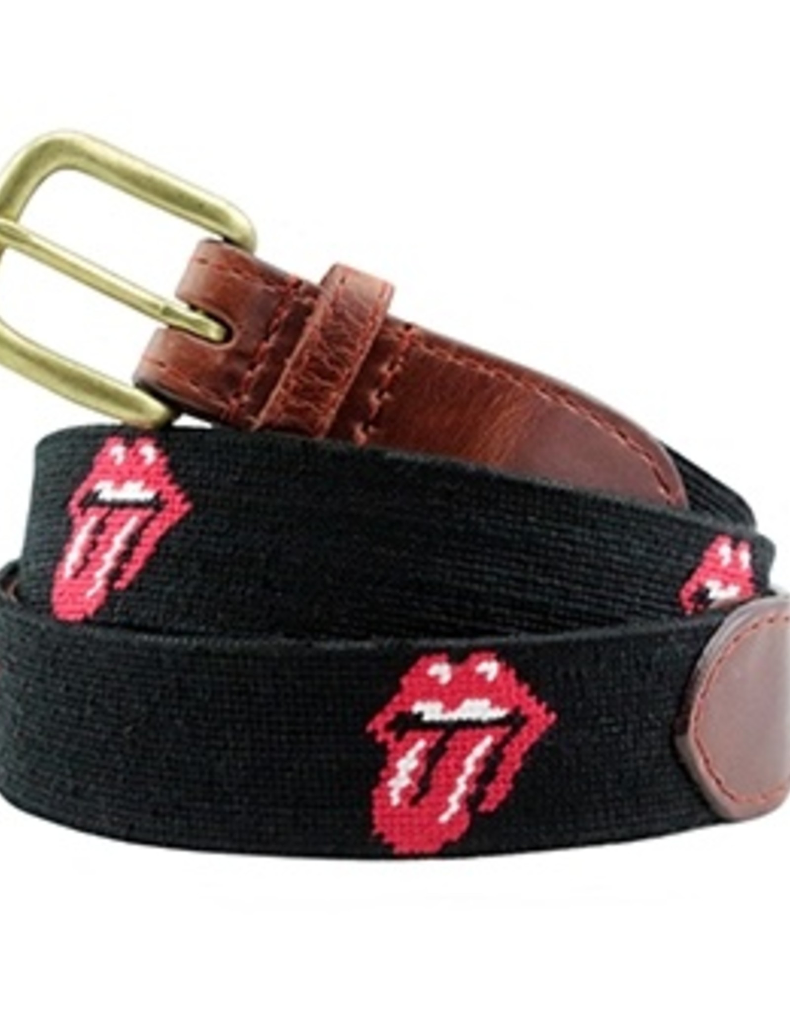 Smathers and Branson Rolling Stones Needlepoint Belt