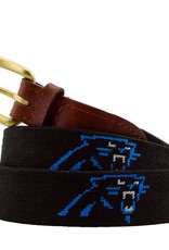 Smathers and Branson "Carolina Panthers" Needlepoint Belt