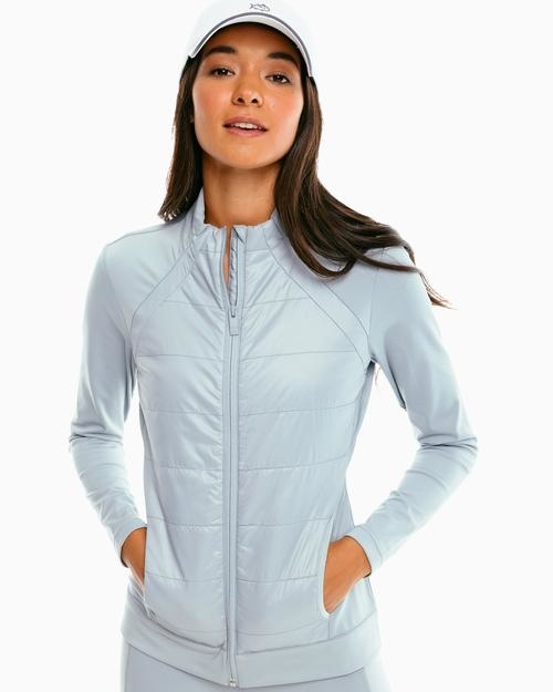 Women's Josette Mixed Media Full Zip Athletic Jacket – Jake's Toggery