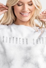 Southern Shirt Tie Dye Velvety Sweatshirt