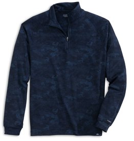 Fish Hippie Roan Camo Print Quarter Zip