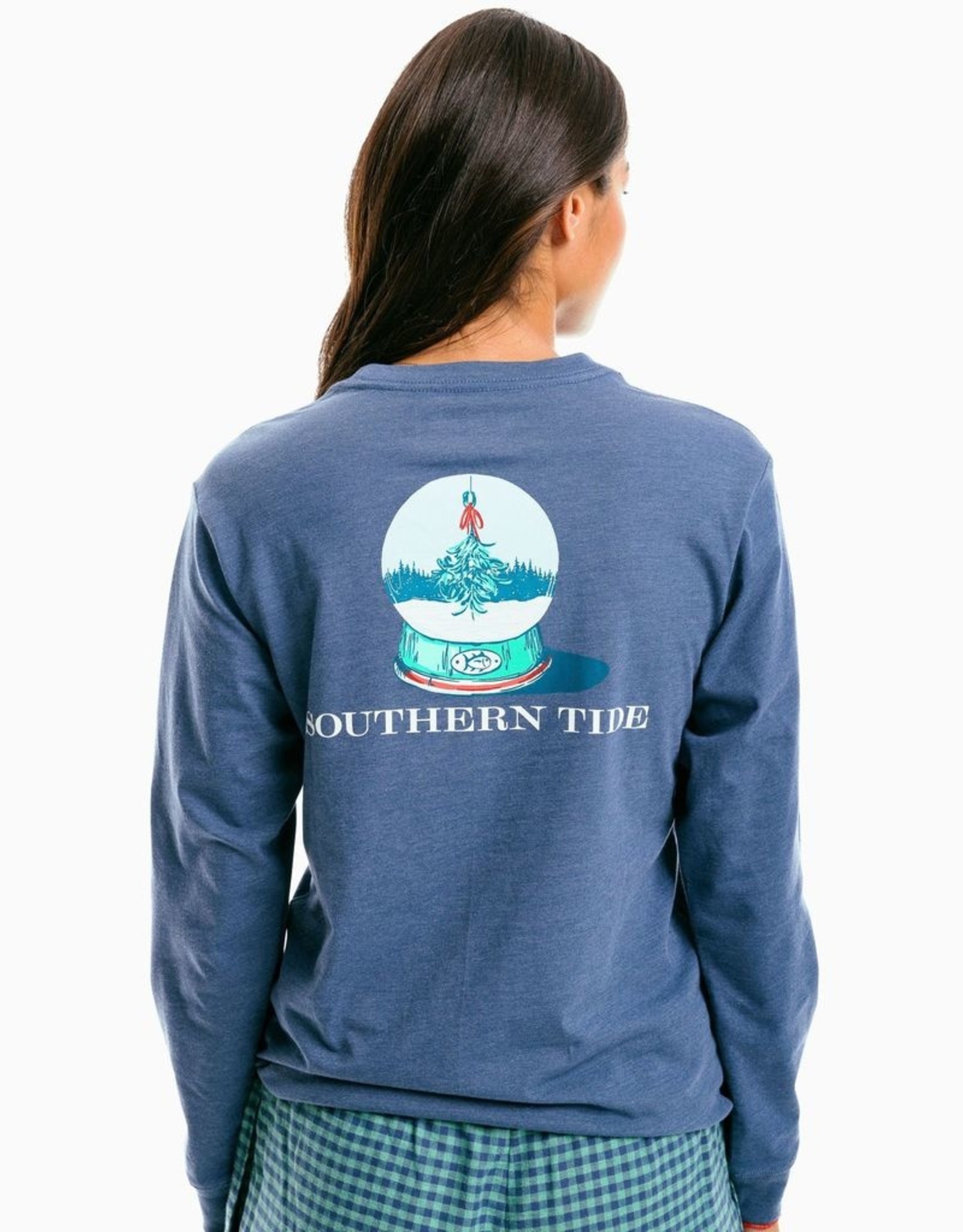 Southern Tide Catching Snow Long Sleeve Tee