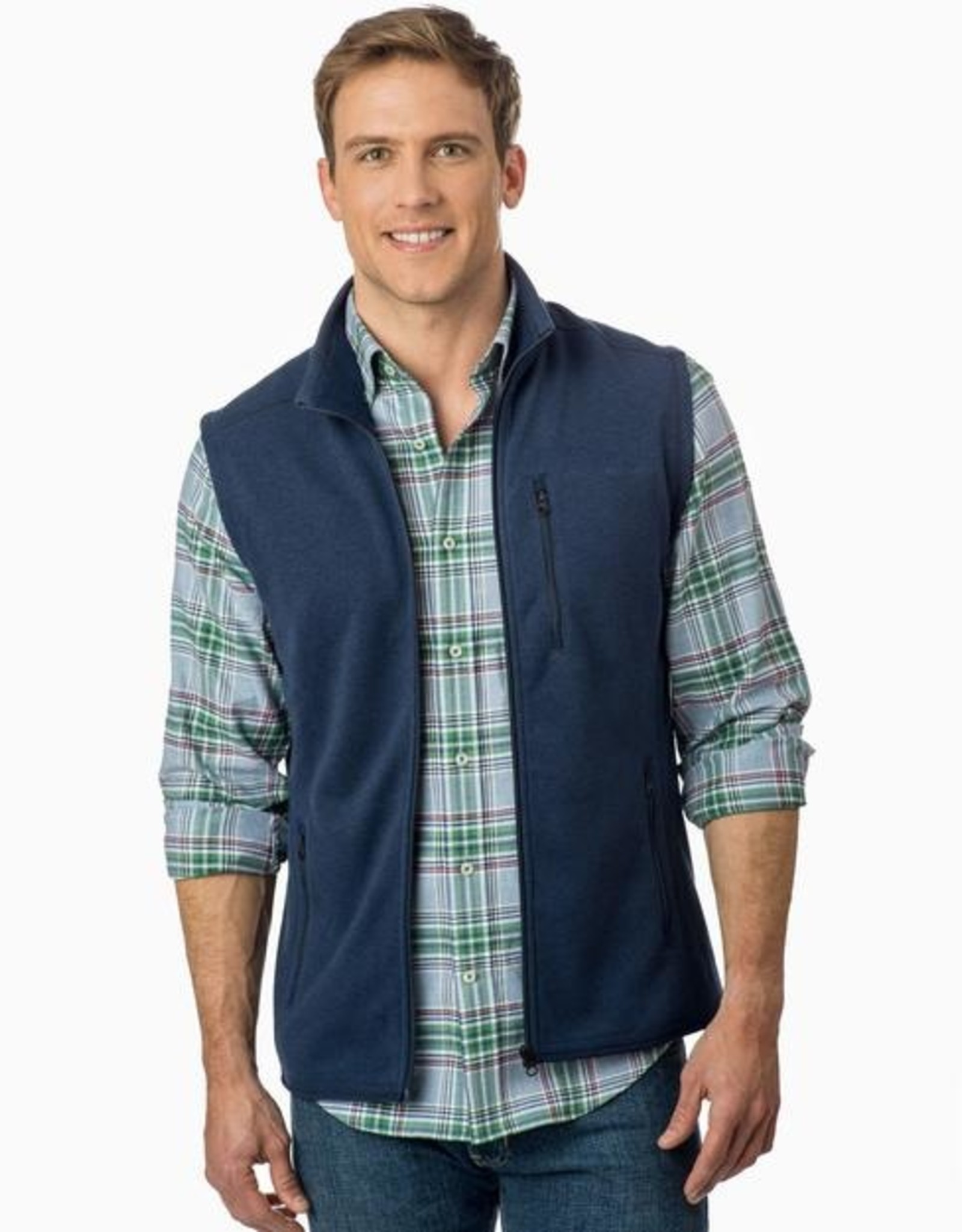 Southern Tide Samson Peak Sweater Fleece Vest