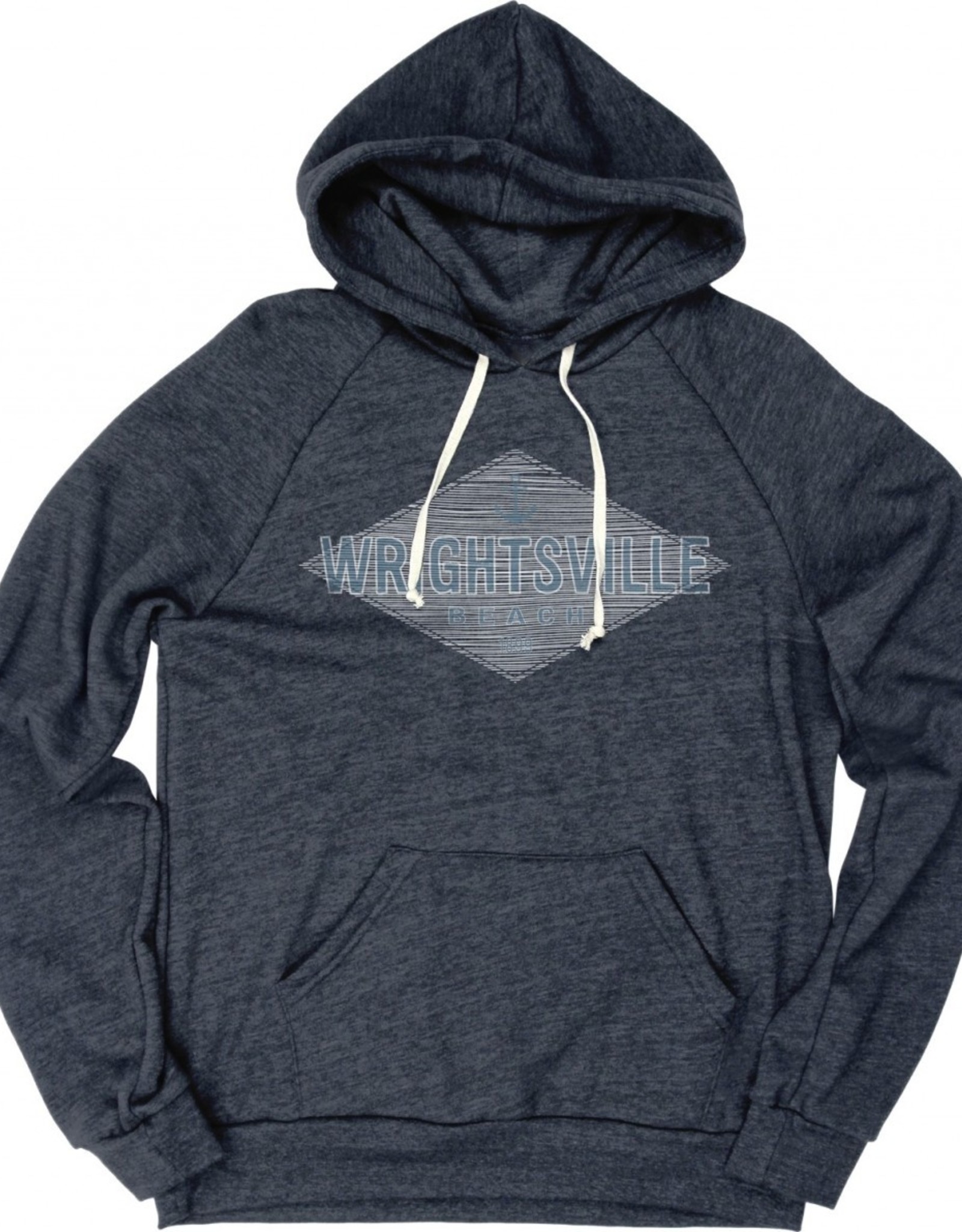 Primped Anchor Tri-Blend Fleece Hoodie