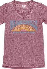 Ladies Day Dreamer Burnout V-Neck Tee