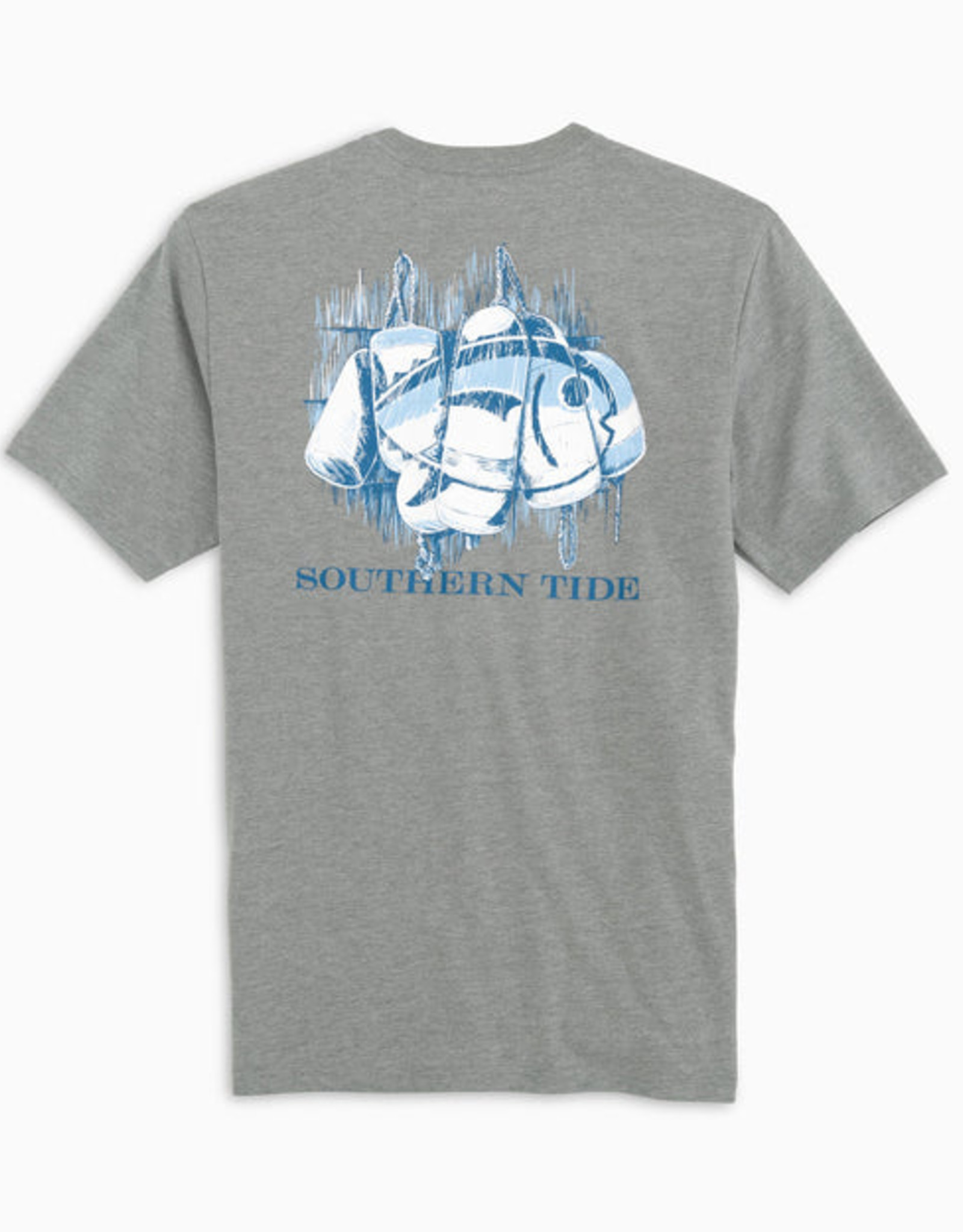 Southern Tide SS SJ Buoy Heather Tee REDIX