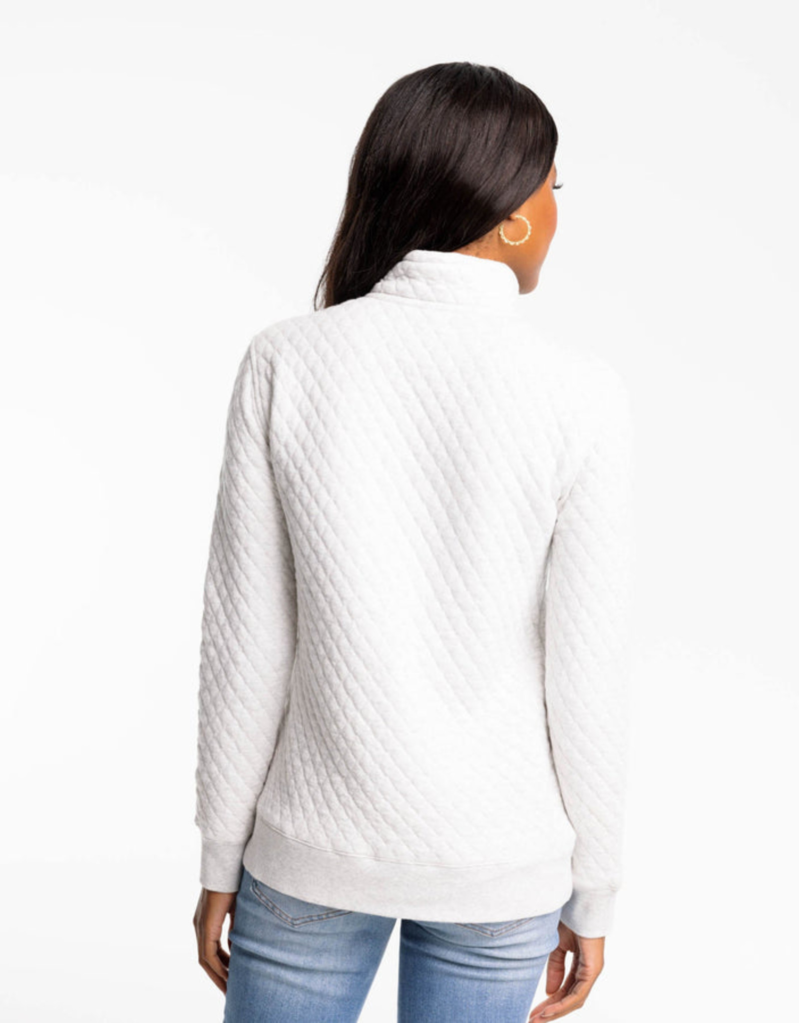 Southern Tide Makenzie Quilted Pullover REDIX