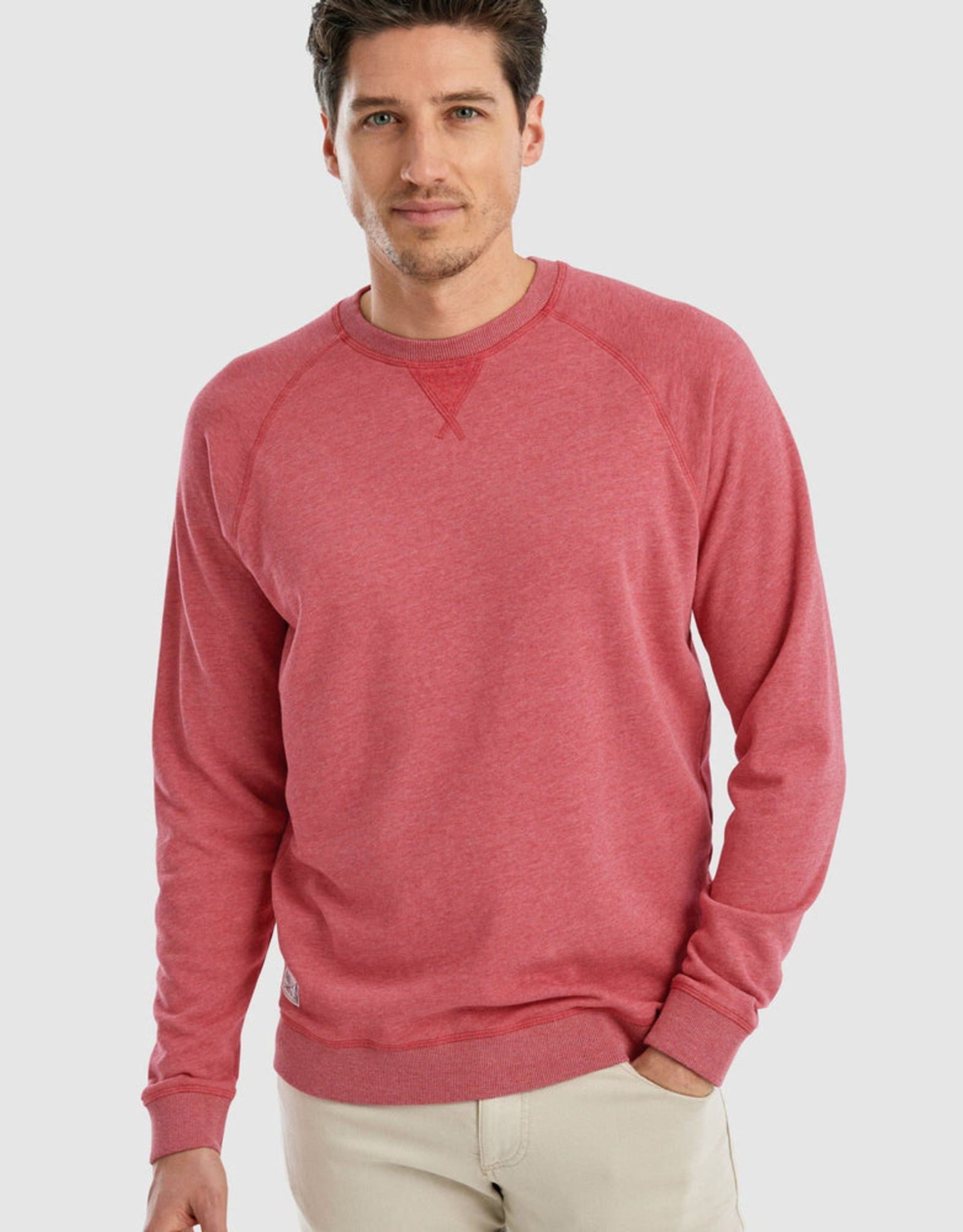 johnnie-O Heathered Pamlico Sweatshirt