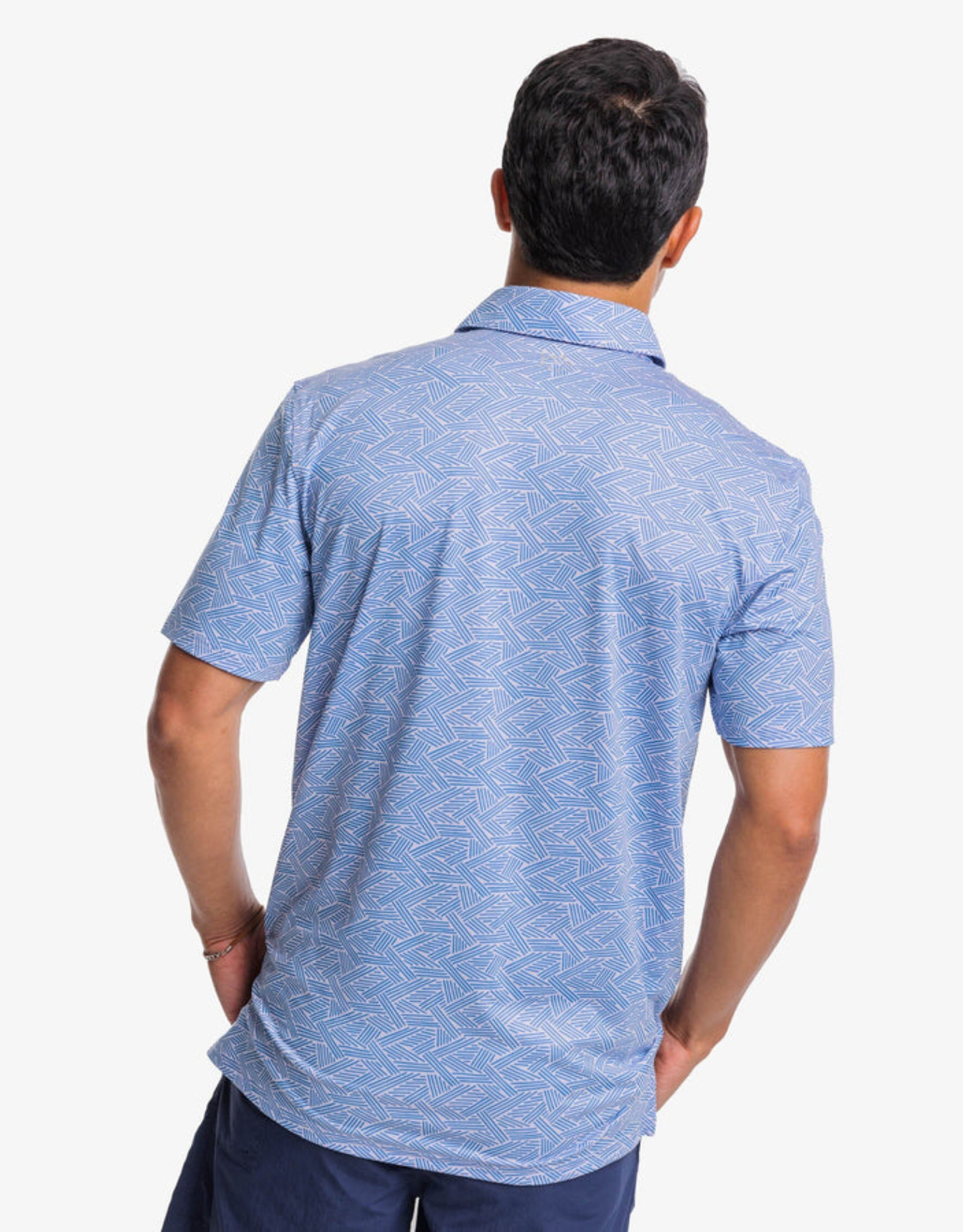 Southern Tide Driver Abstract Polo