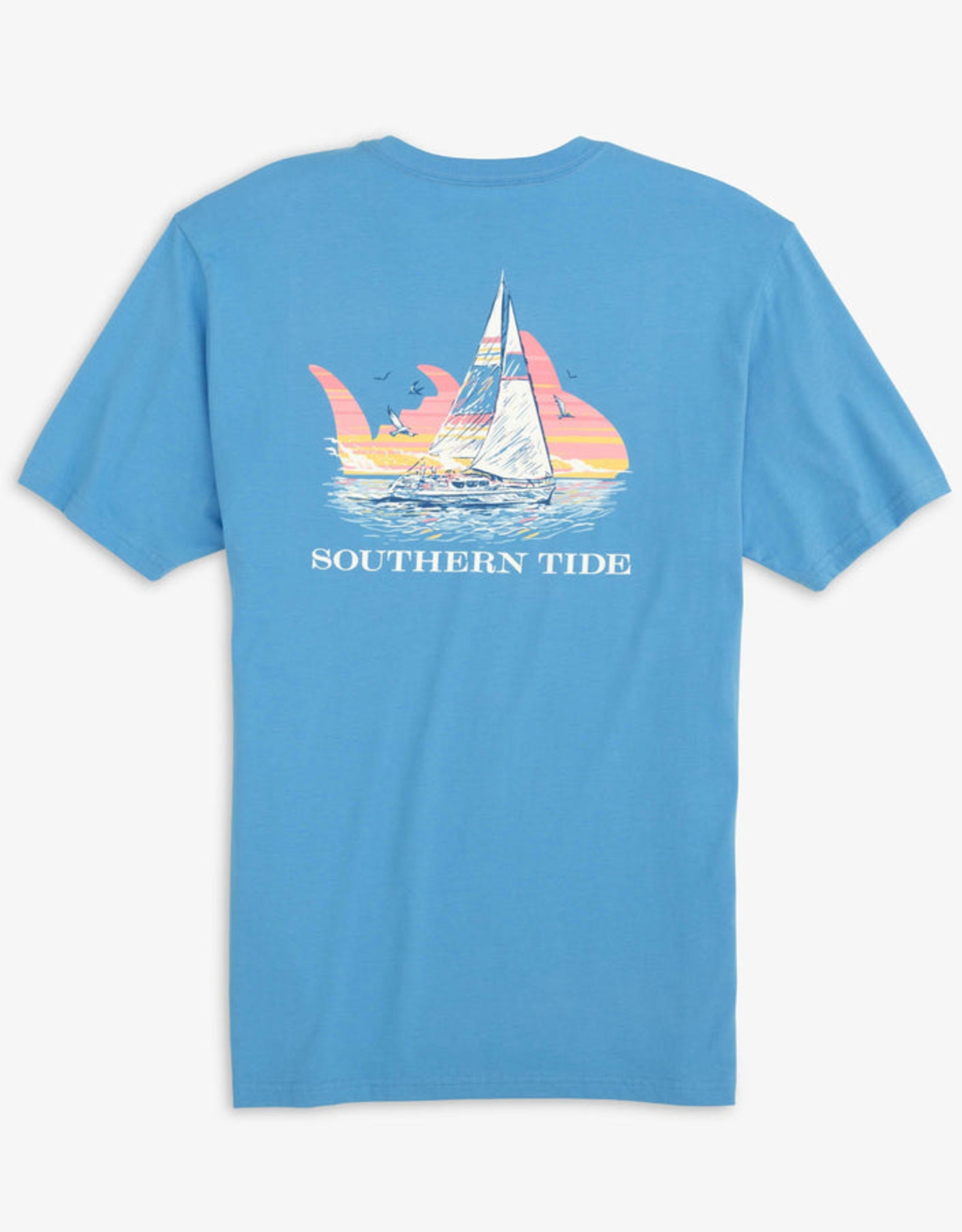 Southern Tide Sunset Sailor Tee