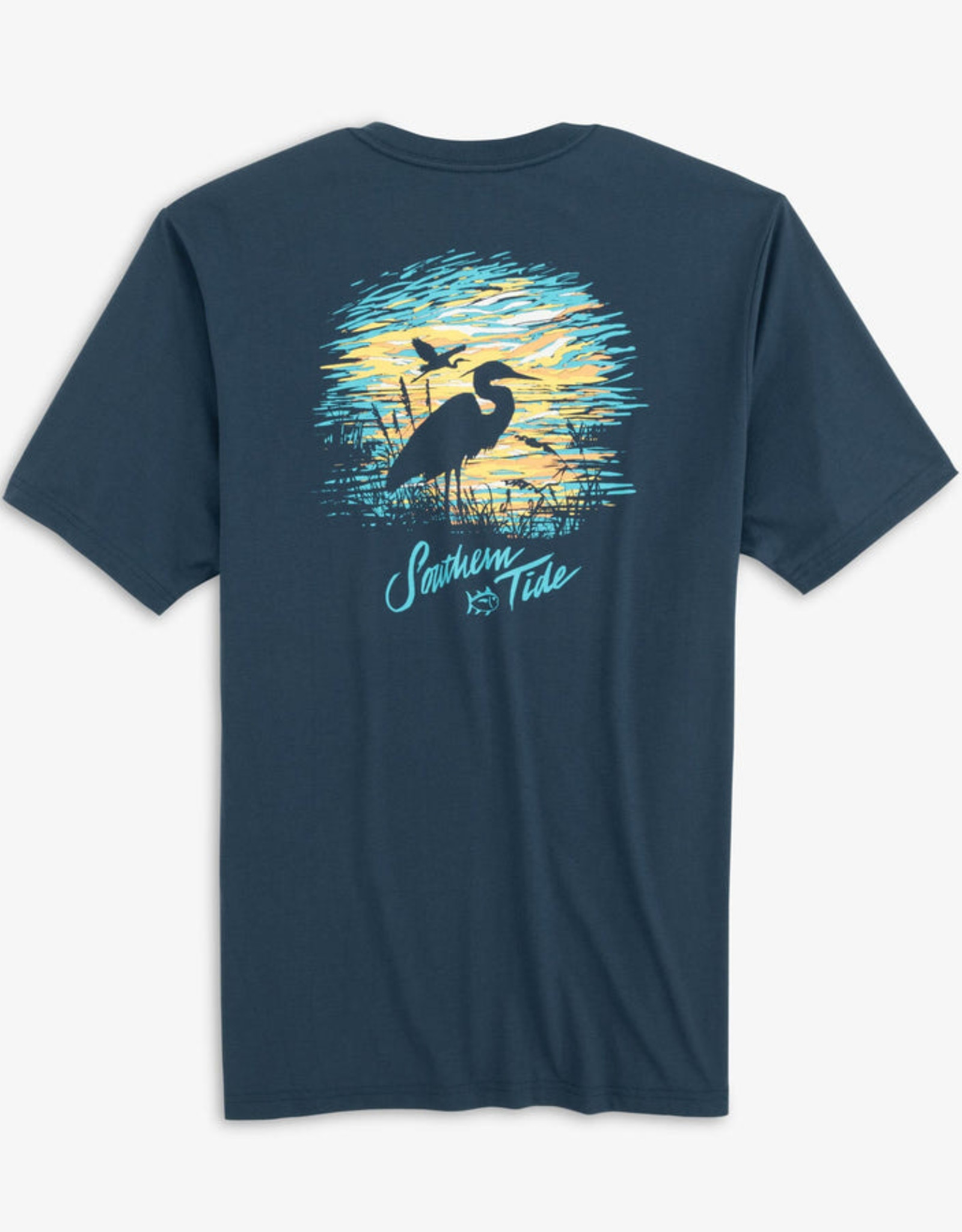 Southern Tide Egret Sunset Tee