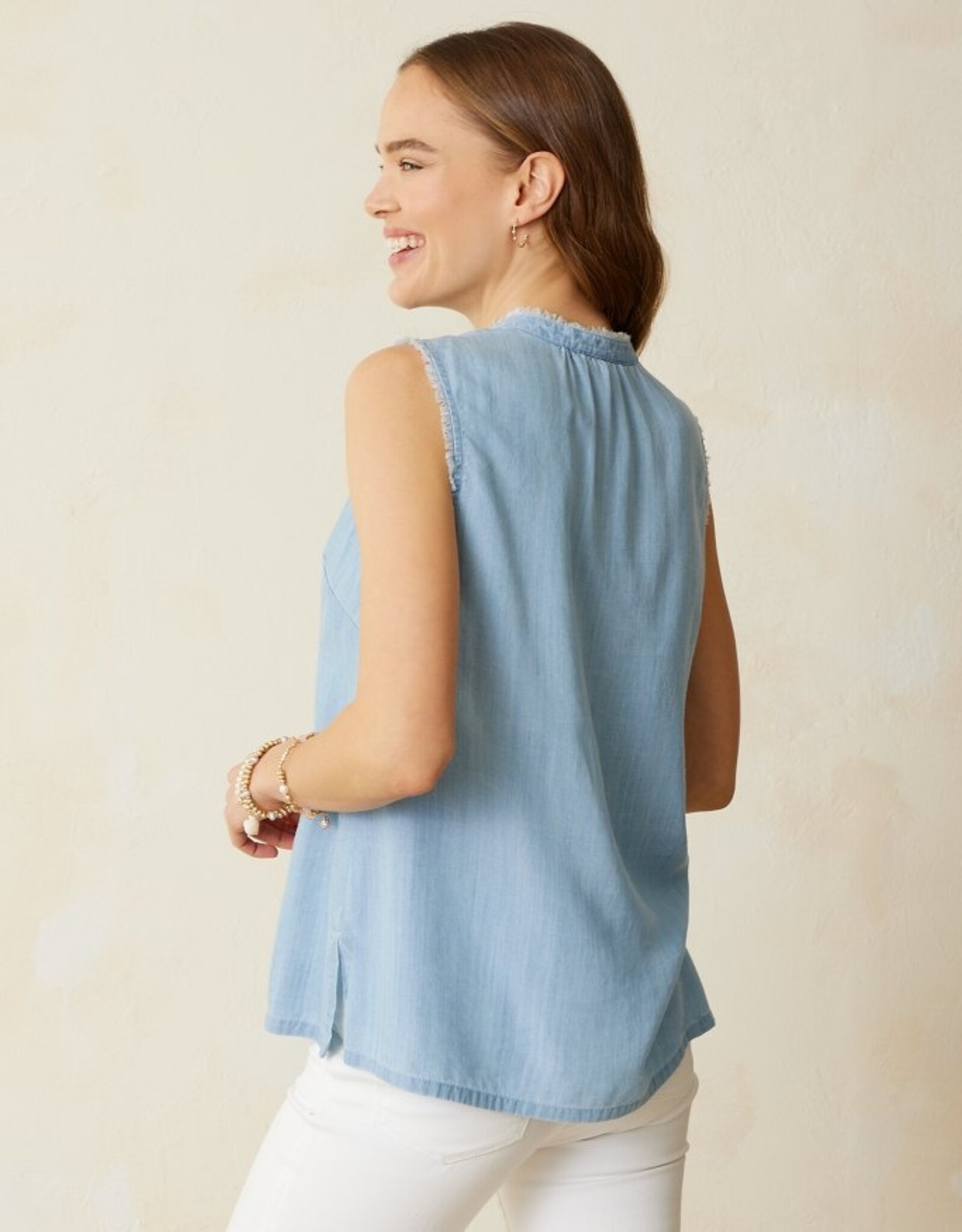 Tommy Bahama Chambray All Day Top