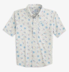 Southern Tide Youth "Guy with Allure" Heather Sportshirt