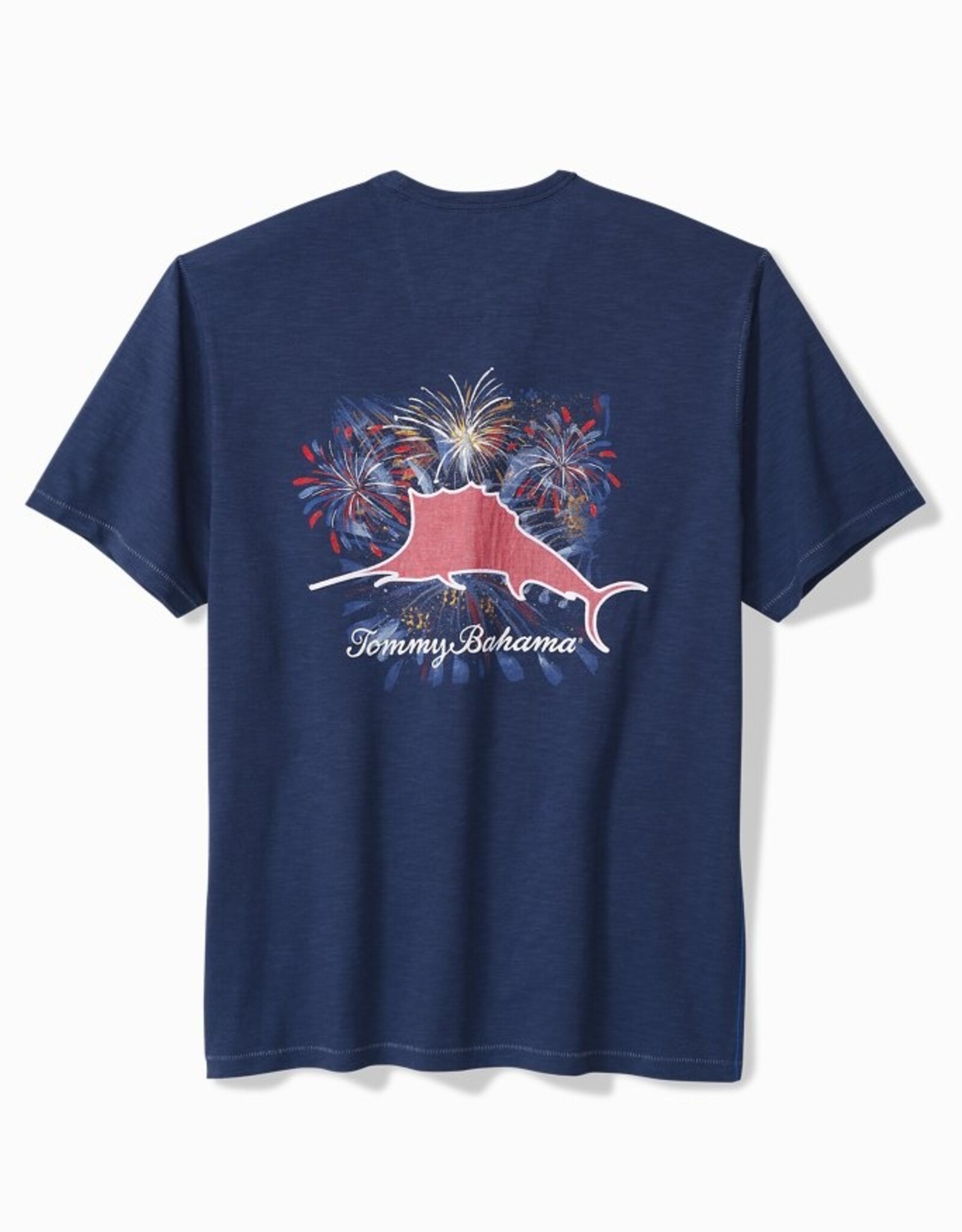 Tommy Bahama Red, White and Marlin Lux Tee