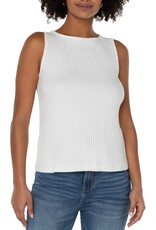 Liverpool Sleeveless Boat Neck Top