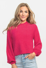 Southern Shirt Cropped Feather Sweater