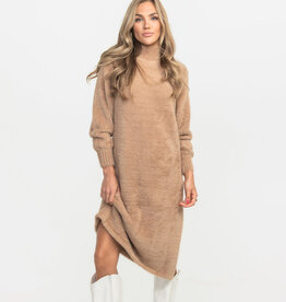 Southern Shirt Turtleneck Sweater Dress