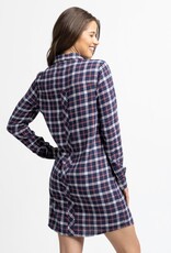 Southern Tide Kamryn Chilly Morning Plaid Dress