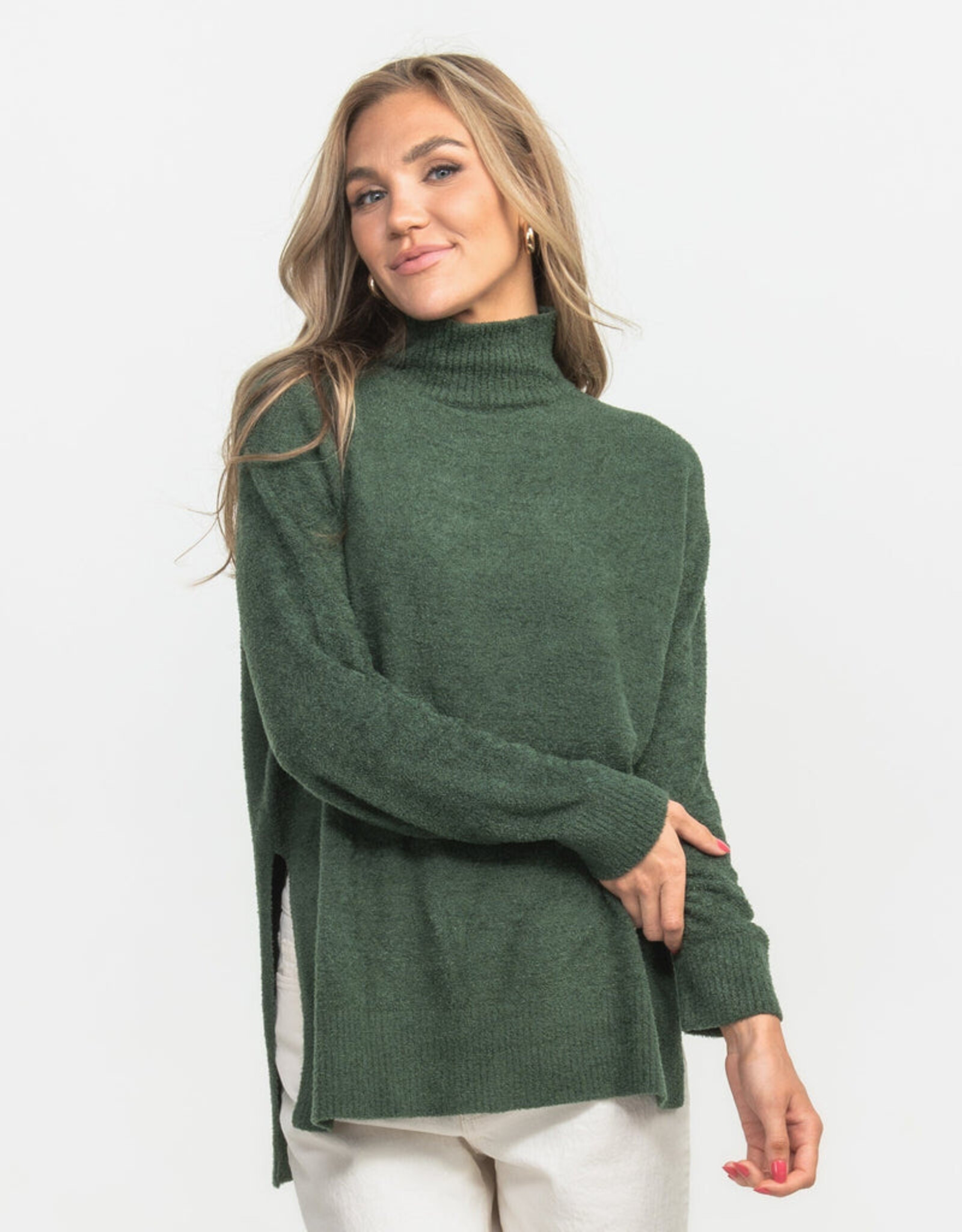Southern Shirt Dreamluxe Notched Turtlneck Sweater