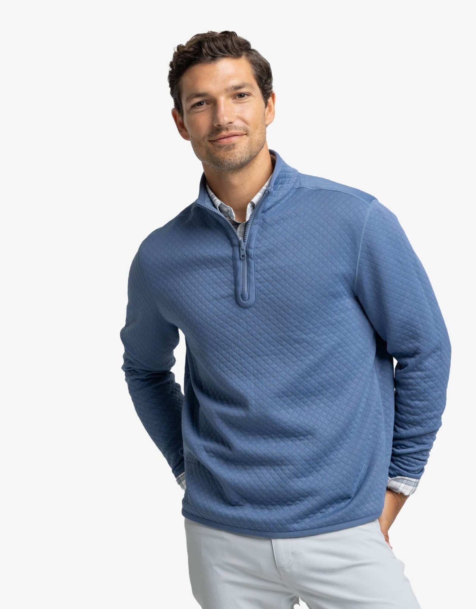 Southern Tide Arden Reversible Quarter Zip