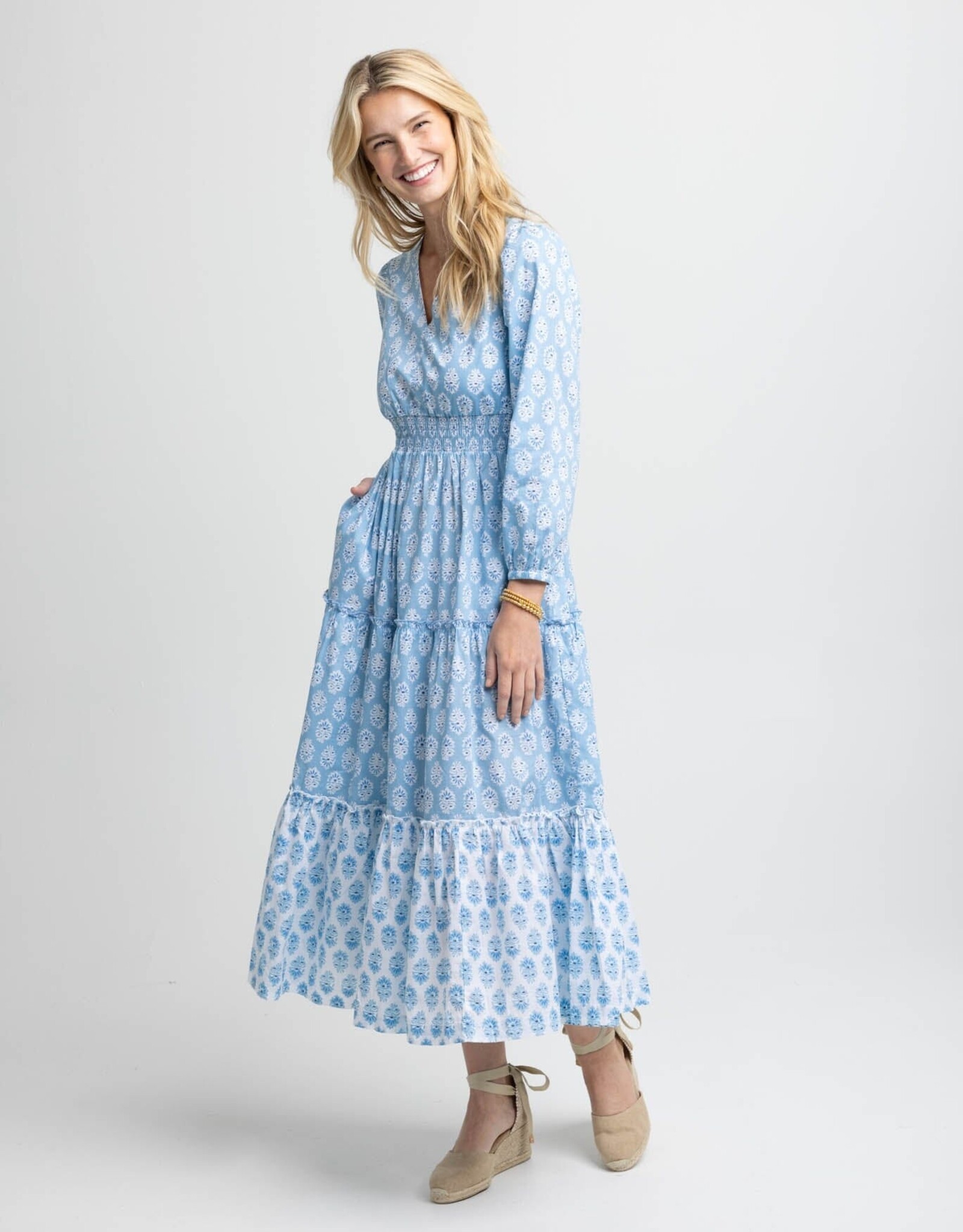 Southern Tide Blaire Garden Variety Maxi Dress