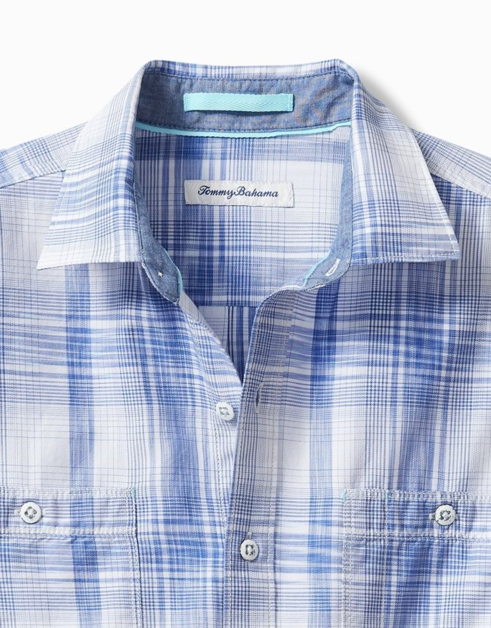 Tommy Bahama Tortola Blue Sand Check