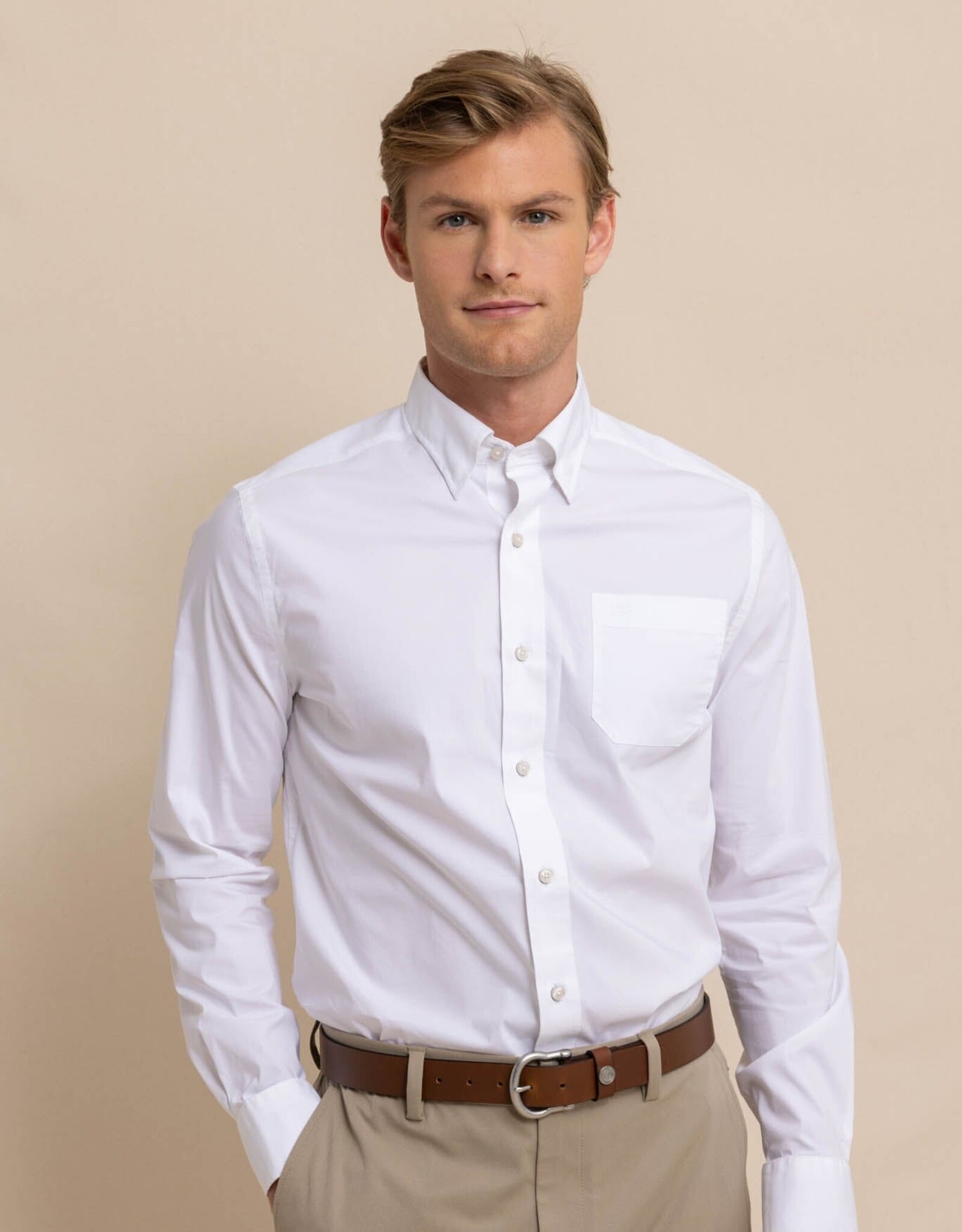 Southern Tide Charleston Overbrook Solid Sportshirt