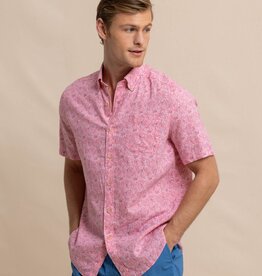 Southern Tide Linen Rayon Ditzy Floral Sportshirt